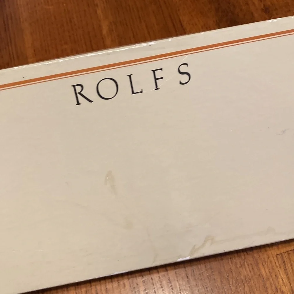 copy🌸NIB ROLFS Vintage Leather Wallet Made In USA